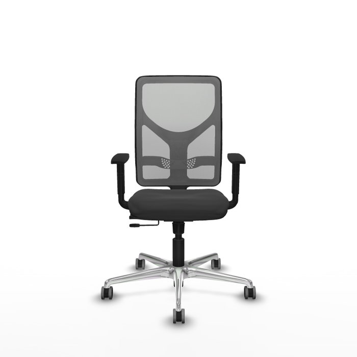 PIQUERAS Y CRESPO Silla de oficina Motilla Gris con mecanismo Sincro/Traslack