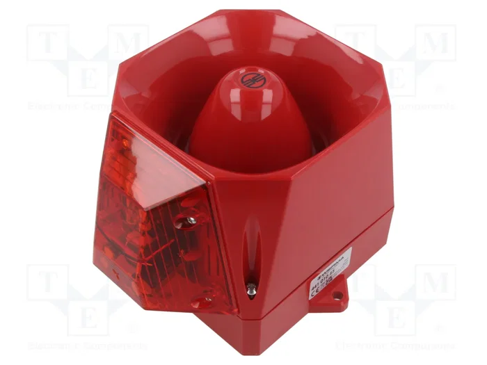 WERMA Señalizador Luminosa y Sonora Rojo IP66 WERMA Señalizador Luminosa y Sonora Rojo IP66