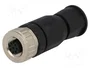 HARTING Conector M12 hembra de 8 pines recto IP67