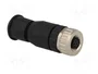 HARTING Conector M12 hembra de 8 pines recto IP67