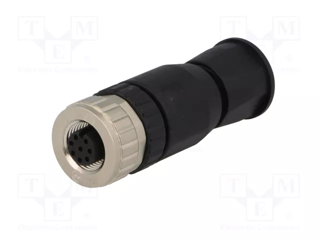 HARTING Conector M12 hembra de 8 pines recto IP67 HARTING Conector M12 hembra de 8 pines recto IP67
