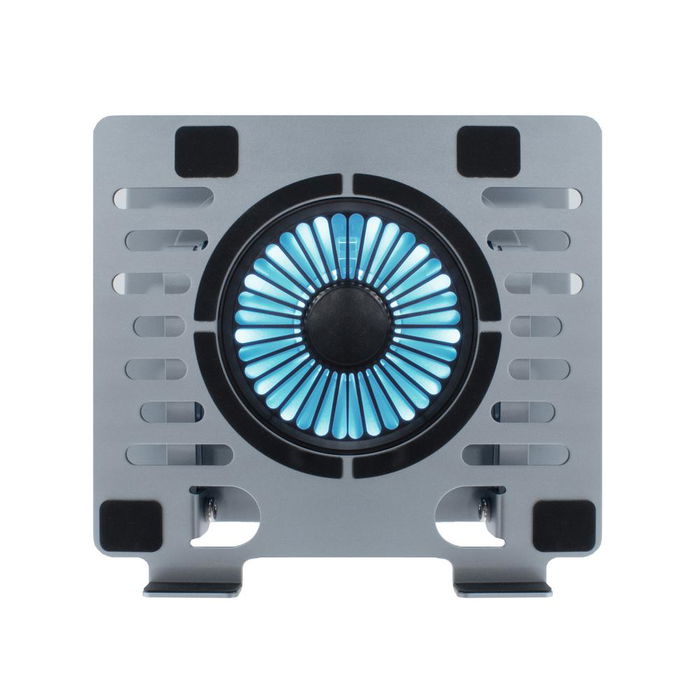 Coolbox Soporte Base Refrigeración Portátil Coolair 1VRGB Ajustable 360° con Ventilador RGB, Doble USB, para Portátiles hasta 17", Hub Integrado, Refrigeración Regulable Coolbox Soporte Base Refrigeración Portátil Coolair 1VRGB Ajustable 360° con Ventilador RGB, Doble USB, para Portátiles hasta 17", Hub Integrado, Refrigeración Regulable