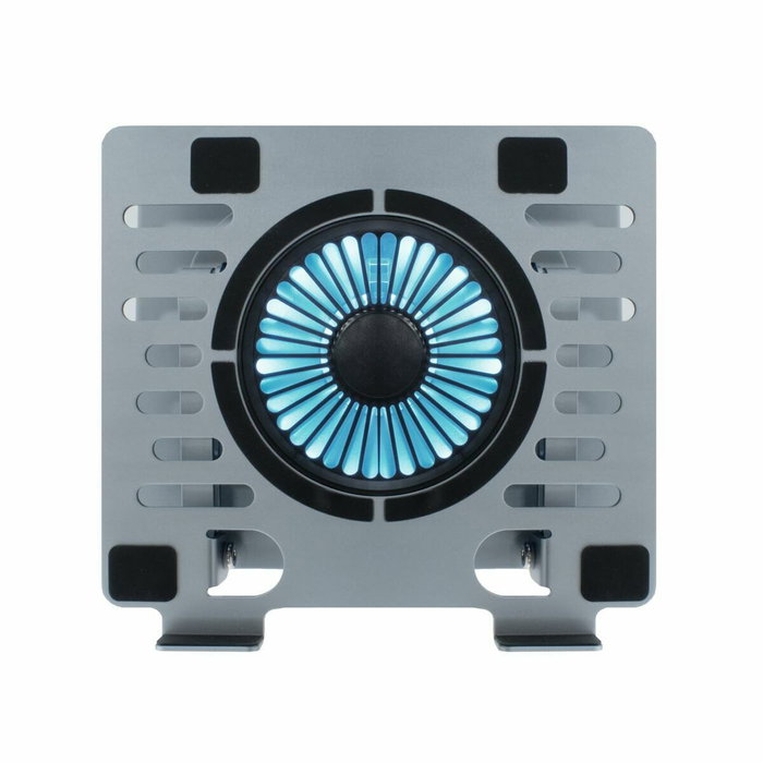 Coolbox Coolair Base de Refrigeración RGB Plata para Portátiles hasta 17 pulgadas