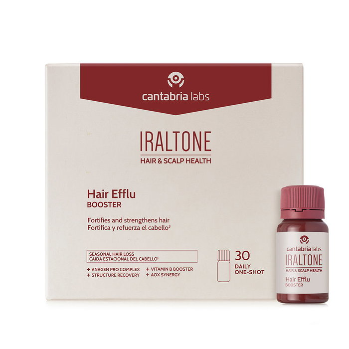 Iraltone EFFLU BOOSTER Bebible 30 uds anticaída cabello y fortalecimiento uñas