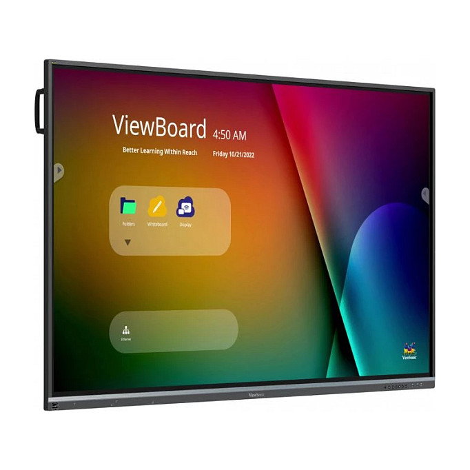 Viewsonic IFP6550-5F - Pizarra Digital Interactiva Táctil 65" 4K Ultra HD con Android 11, Pantalla LCD Multi-Touch, 8 GB RAM, 20W + 15W Subwoofer, HDMI/USB-C/LAN