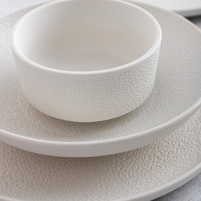 Bidasoa Bol Redondo Porcelana Fosil Blanco 21,5x21,5x4,3 cm Bidasoa Bol Redondo Porcelana Fosil Blanco 21,5x21,5x4,3 cm
