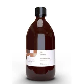 TERPENIC Aceite Vegetal Virgen de Almendras Dulces 500ml - Uso Tópico para Cuidado de la Piel, Masajes y Pieles Secas o Irritadas TERPENIC Aceite Vegetal Virgen de Almendras Dulces 500ml - Uso Tópico para Cuidado de la Piel, Masajes y Pieles Secas o Irritadas