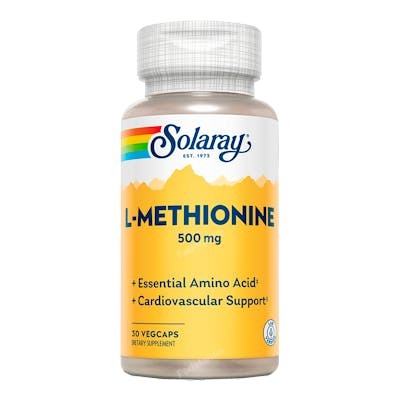 SOLARAY L-Metionina 500 mg, 30 cápsulas SOLARAY L-Metionina 500 mg, 30 cápsulas