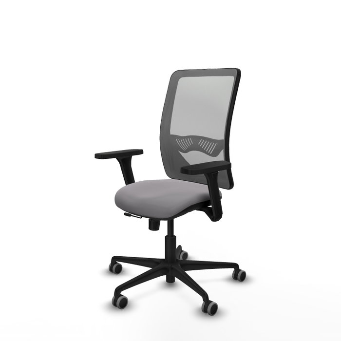 PIQUERAS Y CRESPO Silla de oficina Zulema Gris con mecanismo Sincro/Traslack PIQUERAS Y CRESPO Silla de oficina Zulema Gris con mecanismo Sincro/Traslack