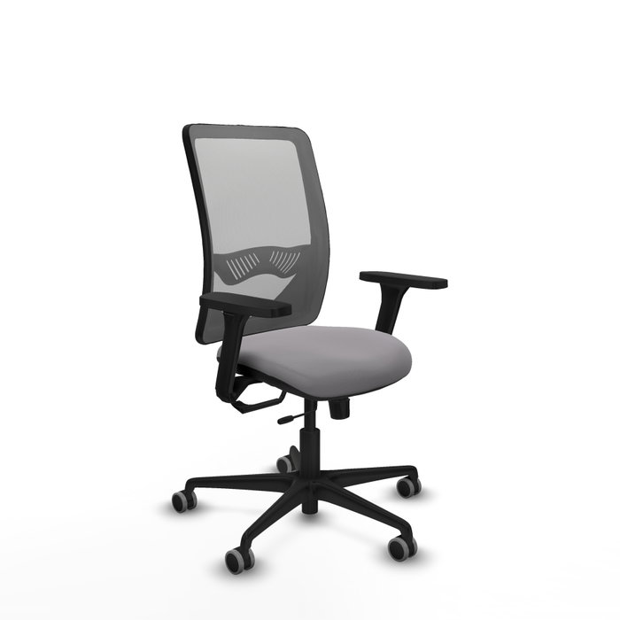PIQUERAS Y CRESPO Silla de oficina Zulema Gris con mecanismo Sincro/Traslack PIQUERAS Y CRESPO Silla de oficina Zulema Gris con mecanismo Sincro/Traslack