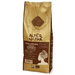 Alternativa 3 Café Origen Etiopía Sidamo Grano 500 Gr Bio Ecológico Tueste Natural Arabica Intensidad 4