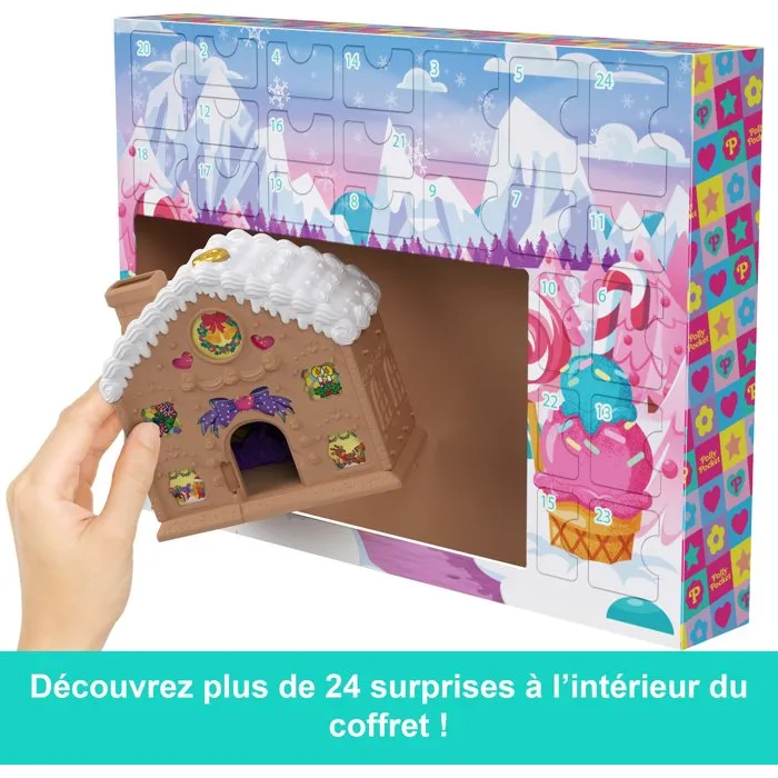 Polly Pocket Calendario de Adviento de Casas de Jengibre con Sorpresas JFV13