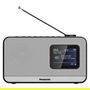 Panasonic RF-D15EG Radio DAB Portátil de 3 Vatios, Color Plata
