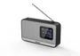 Panasonic RF-D15 Radio Digital Portátil con DAB+/FM, 3W, Bluetooth, Pantalla LCD a Color, MP3, Negro y Plata