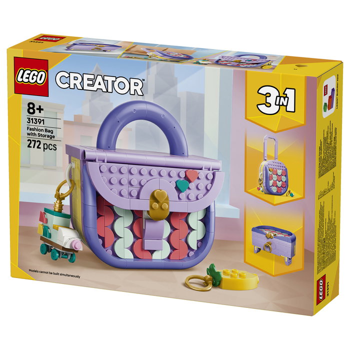 LEGO Creator 3 en 1 Bolso de Diseño Artístico con Compartimento 31391 LEGO Creator 3 en 1 Bolso de Diseño Artístico con Compartimento 31391