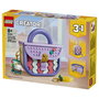 LEGO Creator 3 en 1 Bolso de Diseño Artístico con Compartimento 31391