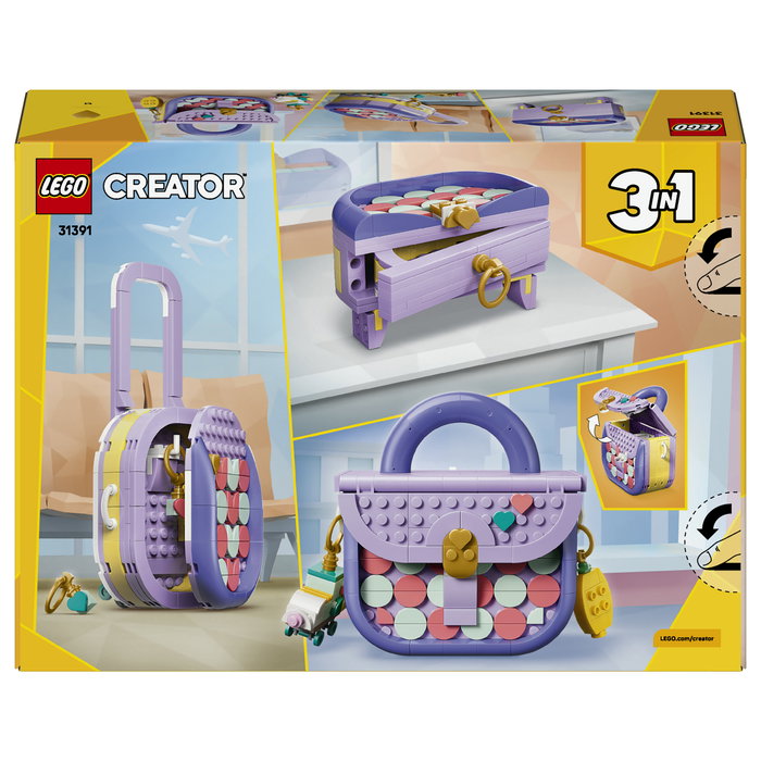 LEGO Creator 3 en 1 Bolso de Diseño Artístico con Compartimento 31391 LEGO Creator 3 en 1 Bolso de Diseño Artístico con Compartimento 31391