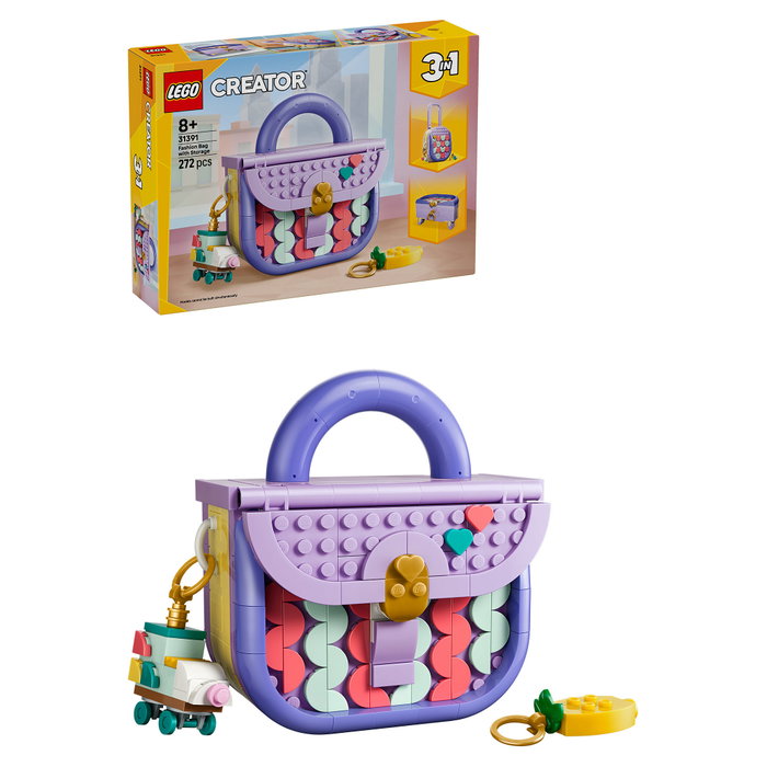 LEGO Creator 3 en 1 Bolso de Diseño Artístico con Compartimento 31391 LEGO Creator 3 en 1 Bolso de Diseño Artístico con Compartimento 31391