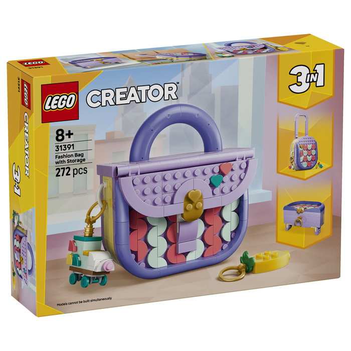LEGO Creator 3 en 1 Bolso de Diseño Artístico con Compartimento 31391 LEGO Creator 3 en 1 Bolso de Diseño Artístico con Compartimento 31391