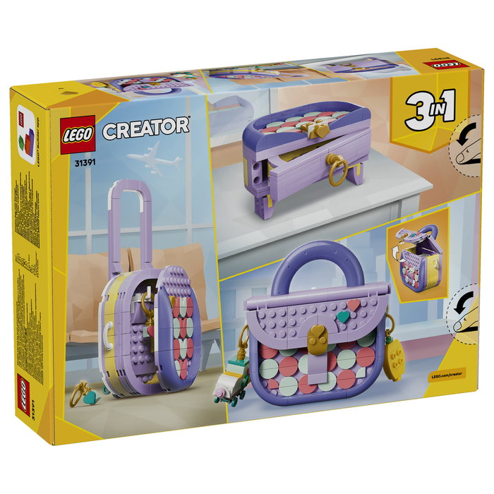 LEGO Creator 3 en 1 Bolso de Diseño Artístico con Compartimento 31391 LEGO Creator 3 en 1 Bolso de Diseño Artístico con Compartimento 31391