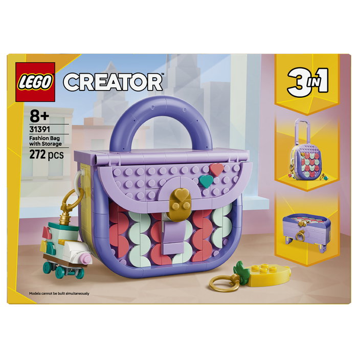 LEGO Creator 3 en 1 Bolso de Diseño Artístico con Compartimento 31391 LEGO Creator 3 en 1 Bolso de Diseño Artístico con Compartimento 31391