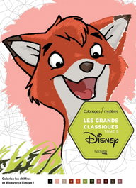 HACHETTE HEROES Coloriages mystères Disney - Les Grands classiques Tome 5