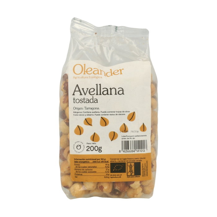 Oleander Avellana Tostada Bio 200 g Oleander Avellana Tostada Bio 200 g