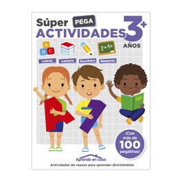 SALDAÑA, Súper Pega Actividades (+3 años) Aprendo en Casa - SALDAÑA