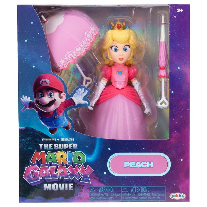 JAKKS PACIFIC Figura Peach Super Mario Galaxy Movie 13cm