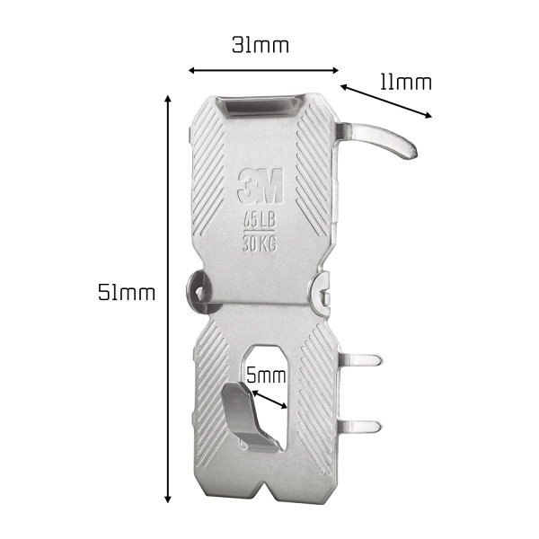 3M Claw Ganchos para Paredes de Pladur/Yeso 30 kg