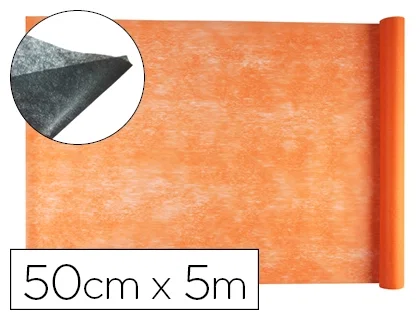 Liderpapel Tejido sin tejer terileno 25 g/m2 naranja rollo de 5 m Liderpapel Tejido sin tejer terileno 25 g/m2 naranja rollo de 5 m