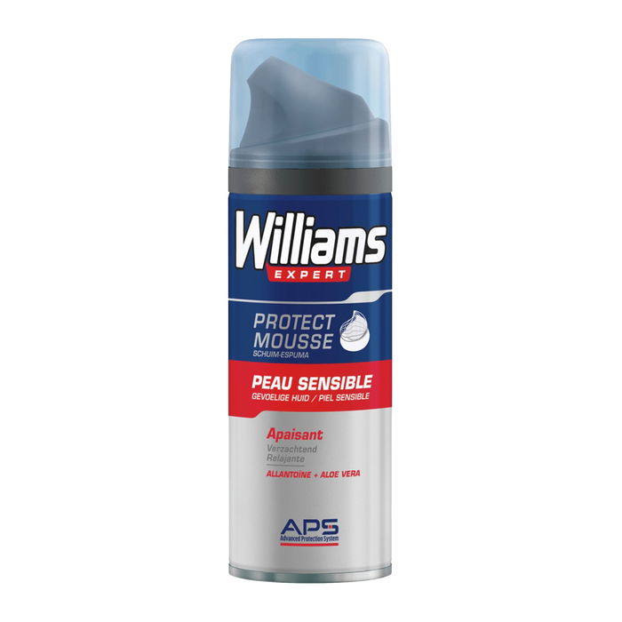 Williams Espuma de Afeitar para Piel Sensible, Hidratación y Suavidad - 200ml Williams Espuma de Afeitar para Piel Sensible, Hidratación y Suavidad - 200ml