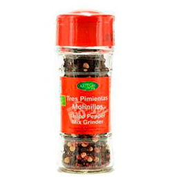 ARTEMIS BIO Mix Tres Pimientas Molinillo 35 Gr Pimienta negra blanca rosa BIO
