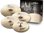 Zildjian Juego de Platos A Custom (HH 14", Crash 16", Crash 18" & Ride 21")