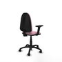 PIQUERAS Y CRESPO Silla de oficina Aýna Rosa con Brazos 2D