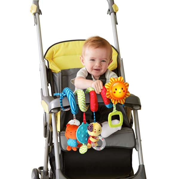 VTech Peluche Espiral con Canciones, Animales, Texturas, Luz y Sonido para Bebés 0-36 Meses, 25x25x10 cm