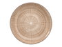 Vessia Plato Llano de Cerámica con Rayas, Color Marrón, Diámetro 27 cm (26.7x26.7x2 cm) (Set de 24)