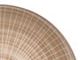 Vessia Plato Llano de Cerámica con Rayas, Color Marrón, Diámetro 27 cm (26.7x26.7x2 cm) (Set de 24)