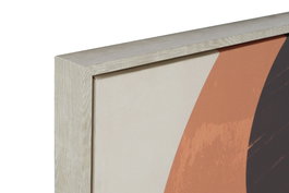 DKD Home Decor Cuadro Colonial Naranja Beige 123 x 84 x 4.5 cm (2 Unidades)