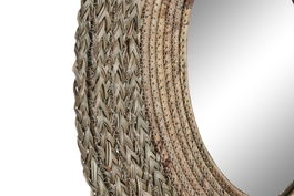 Espejo Balines DKD Home Decor Natural 2 x 56 x 56 cm