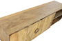 DKD Home Decor Mueble TV Colonial Natural Mango y Metal 160 x 40 x 50 cm