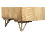 DKD Home Decor Mueble TV Mandala Mango y Metal Natural 160x40x50 cm