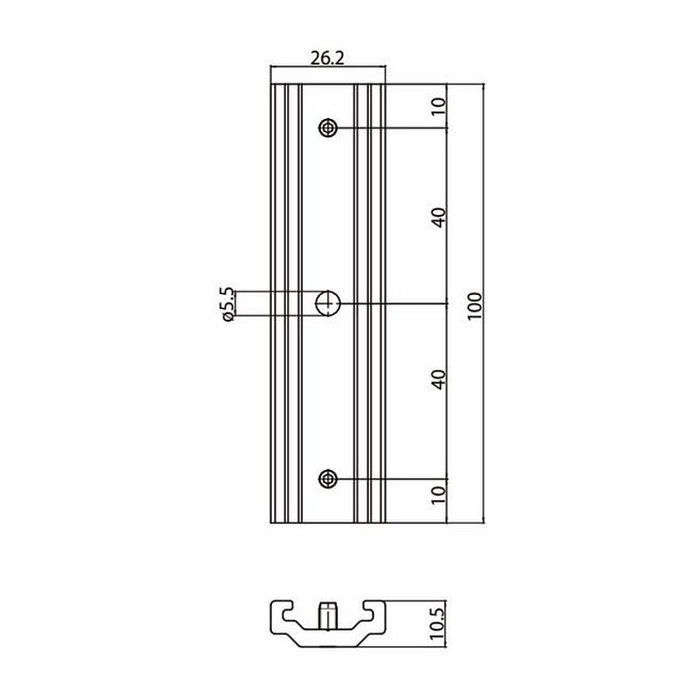 Brumberg. Leuchten 87116070 Conector mecánico para conductor de fase de 3 fases ONETRACK DALI blanco