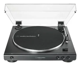 Audio-Technica AT-LP60XUSB Tocadiscos de tracción por correa Automático Gris Metálico con USB y adaptador 45 RPM
