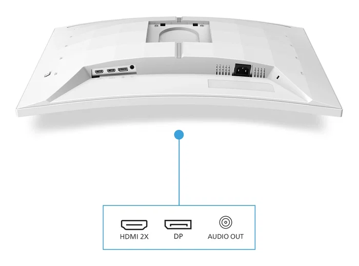 Philips Evnia 5000 32M2C5501/00 Monitor Gaming Curvo 31.5" QHD 180Hz 0.5ms VA HDR10 NVIDIA G-SYNC AMD FreeSync - Blanco