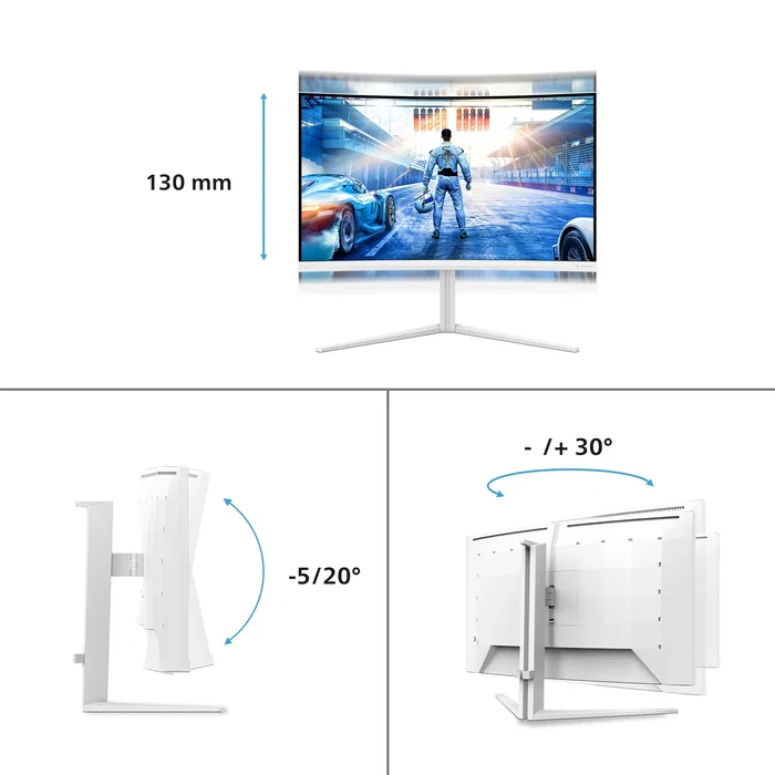 Philips Evnia 5000 32M2C5501/00 Monitor Gaming Curvo 31.5 Pulgadas QHD 180Hz