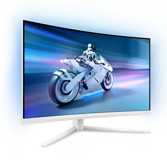 Philips Evnia 5000 32M2C5501/00 Monitor Curvo 31.5 pulg. Quad HD 180Hz Blanco