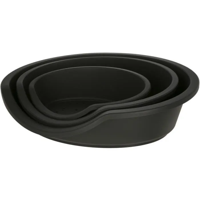 Kerbl KER4018653216132 Cesta/Papelera DREAMER Negra Plástico reciclado 95x70x29cm