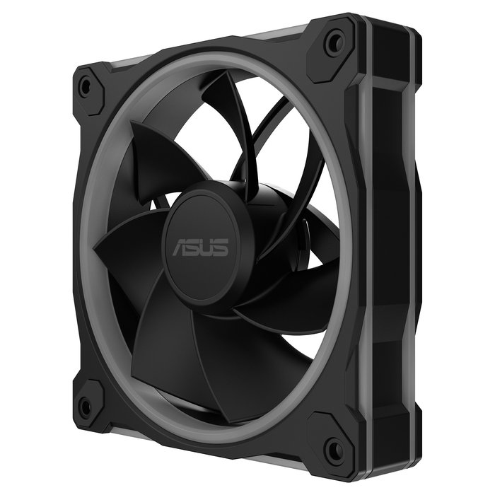 ASUS Prime MR120 Ventilador para PC ARGB Reverse 120mm Negro con PWM - 1600 RPM, 58 CFM, 23 dB ASUS Prime MR120 Ventilador para PC ARGB Reverse 120mm Negro con PWM - 1600 RPM, 58 CFM, 23 dB