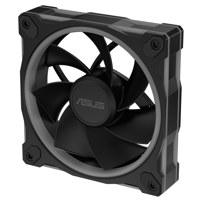 ASUS Prime MR120 Ventilador para PC ARGB Reverse 120mm Negro con PWM - 1600 RPM, 58 CFM, 23 dB ASUS Prime MR120 Ventilador para PC ARGB Reverse 120mm Negro con PWM - 1600 RPM, 58 CFM, 23 dB